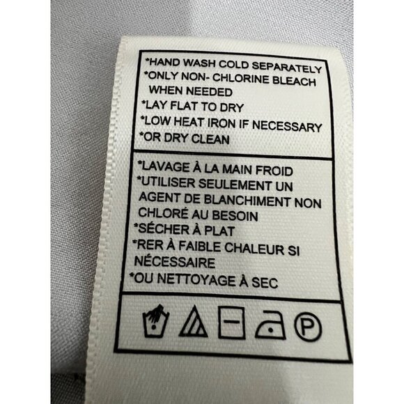 New Steve Madden Size S LORENZA Slip DRESS Storm Blue *Stain* - Picture 12 of 13